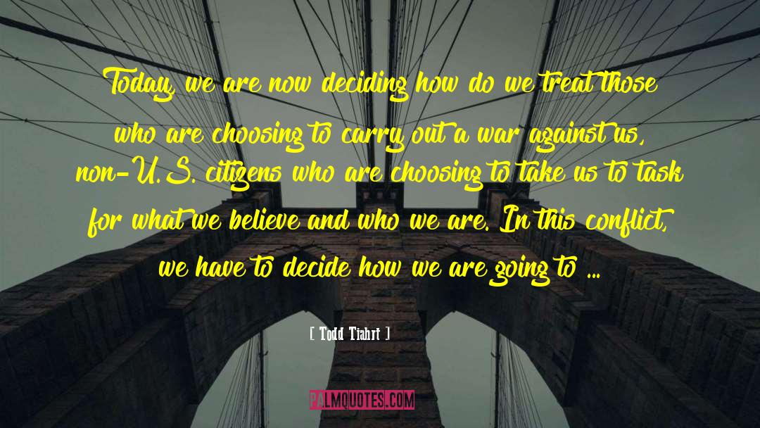 U S Intelligence quotes by Todd Tiahrt