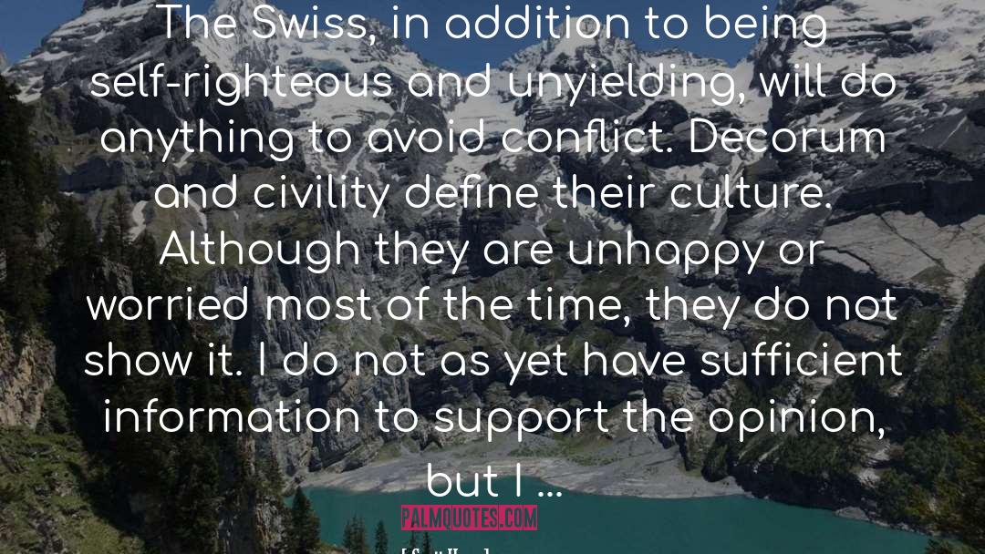 Ubs Swiss Quote quotes by Scott Haas