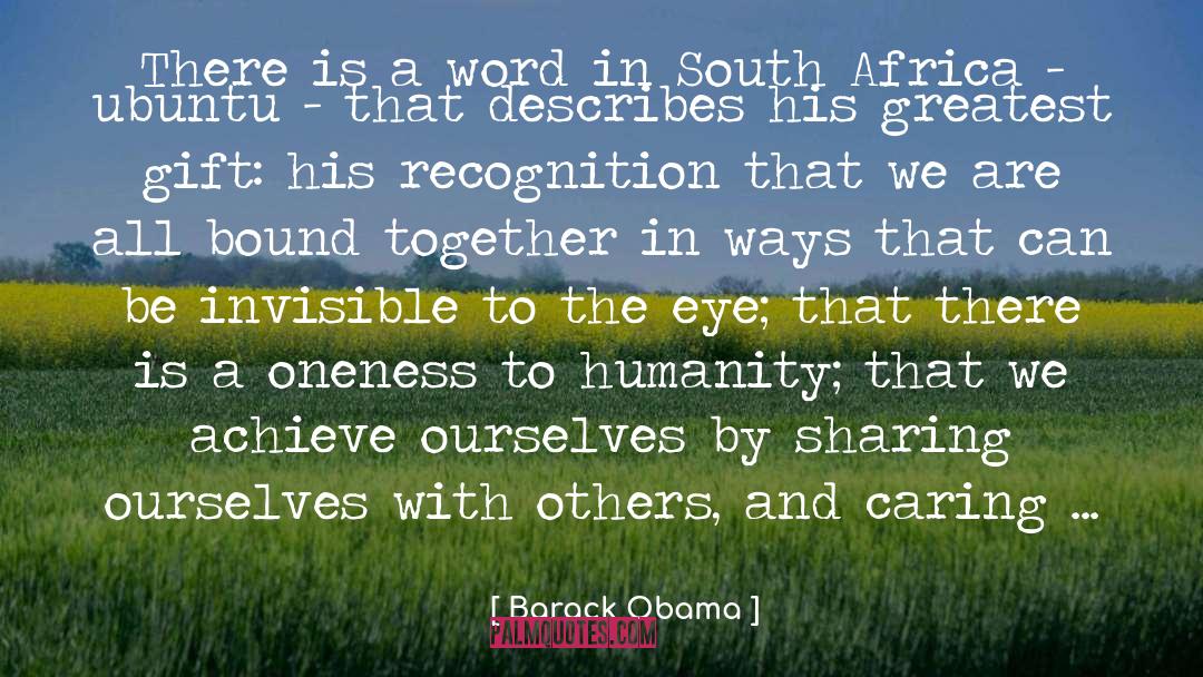 Ubuntu quotes by Barack Obama