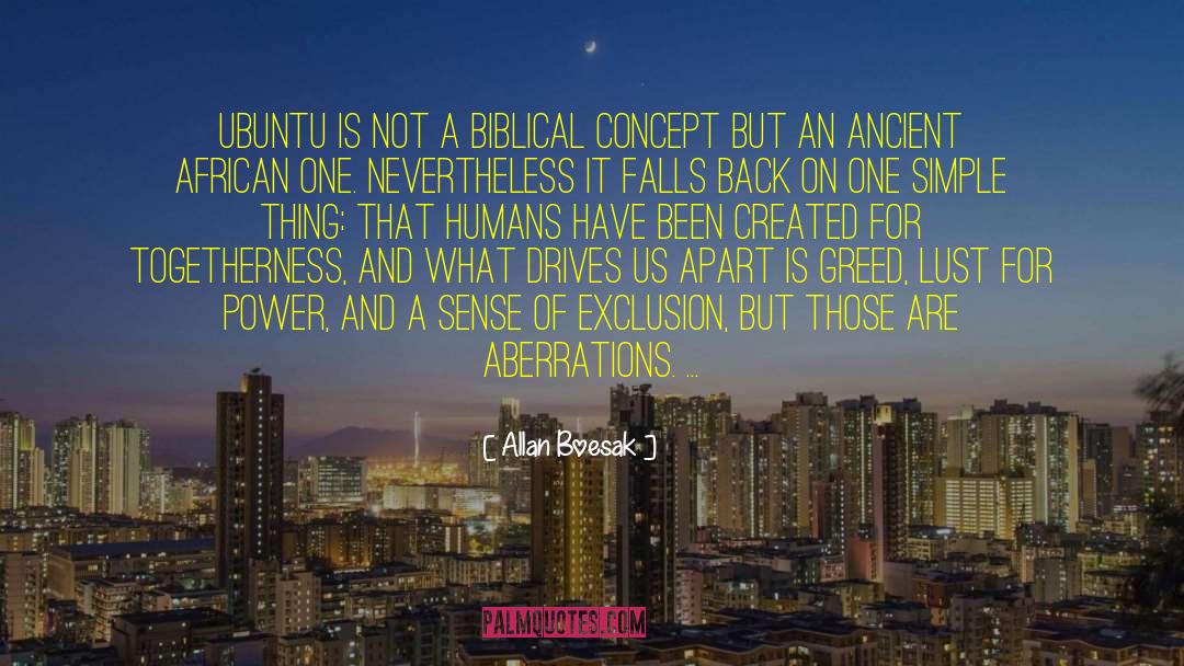Ubuntu quotes by Allan Boesak
