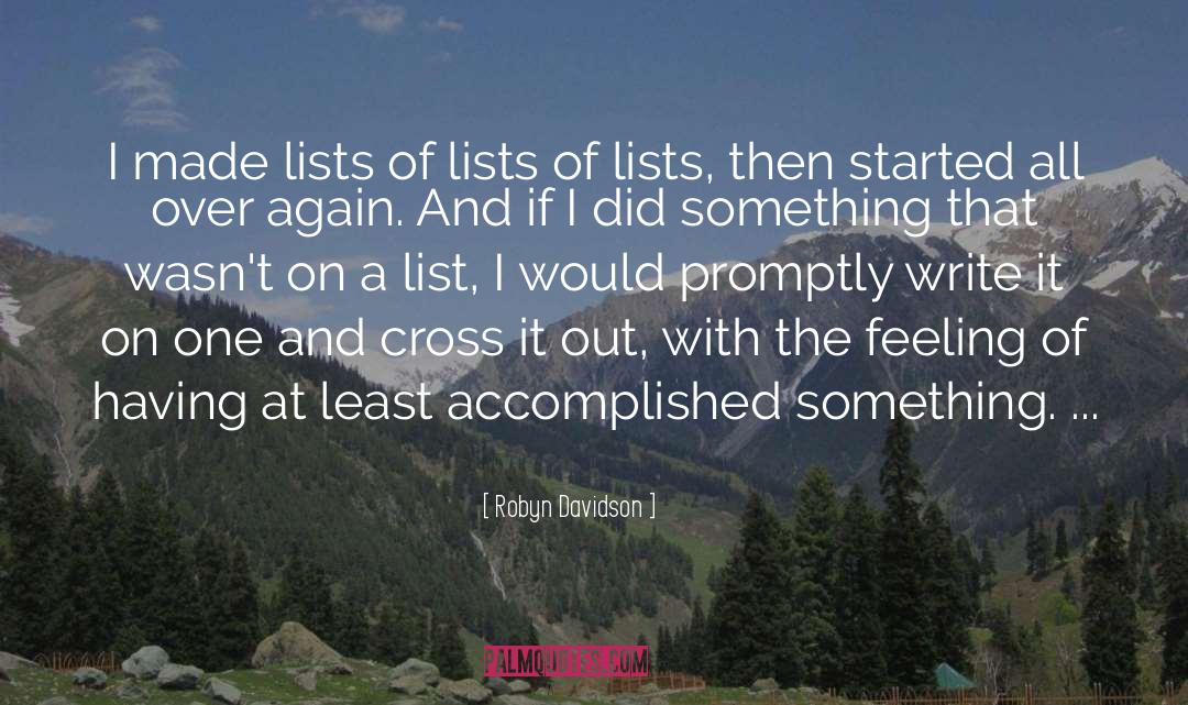 Uck It List quotes by Robyn Davidson