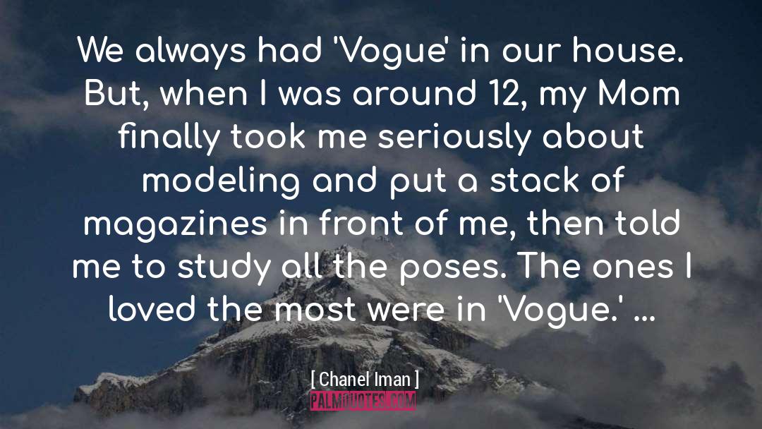Udaka Study quotes by Chanel Iman
