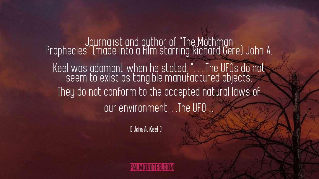 Ufos quotes by John A. Keel