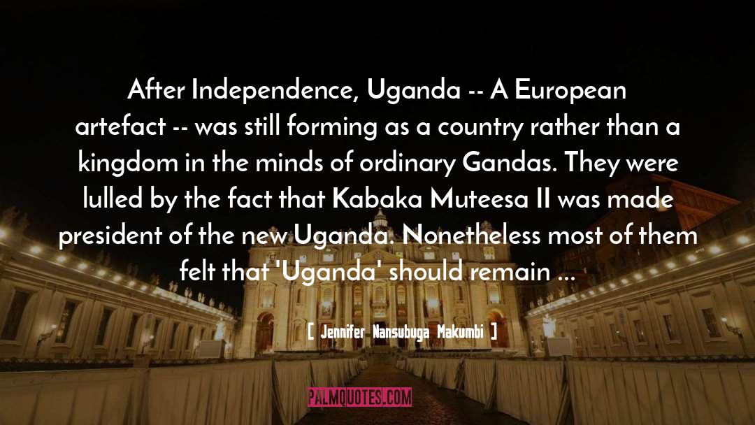 Uganda quotes by Jennifer Nansubuga Makumbi