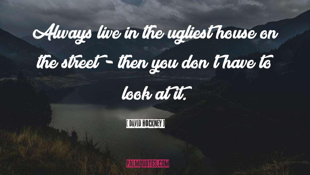 Ugliest quotes by David Hockney