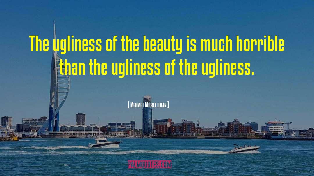 Ugliness quotes by Mehmet Murat Ildan