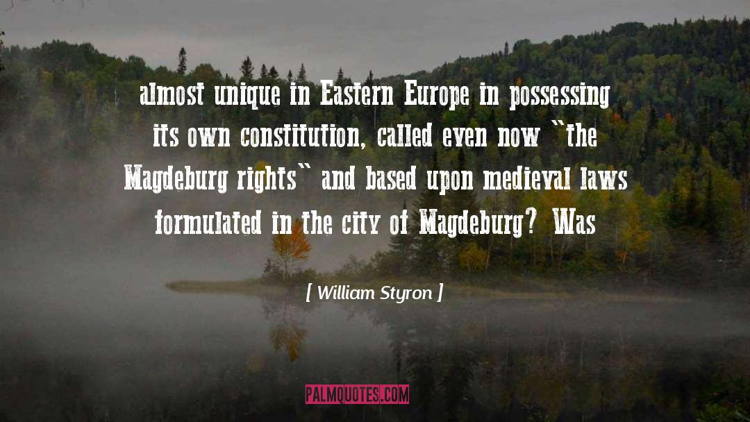Ugly City quotes by William Styron