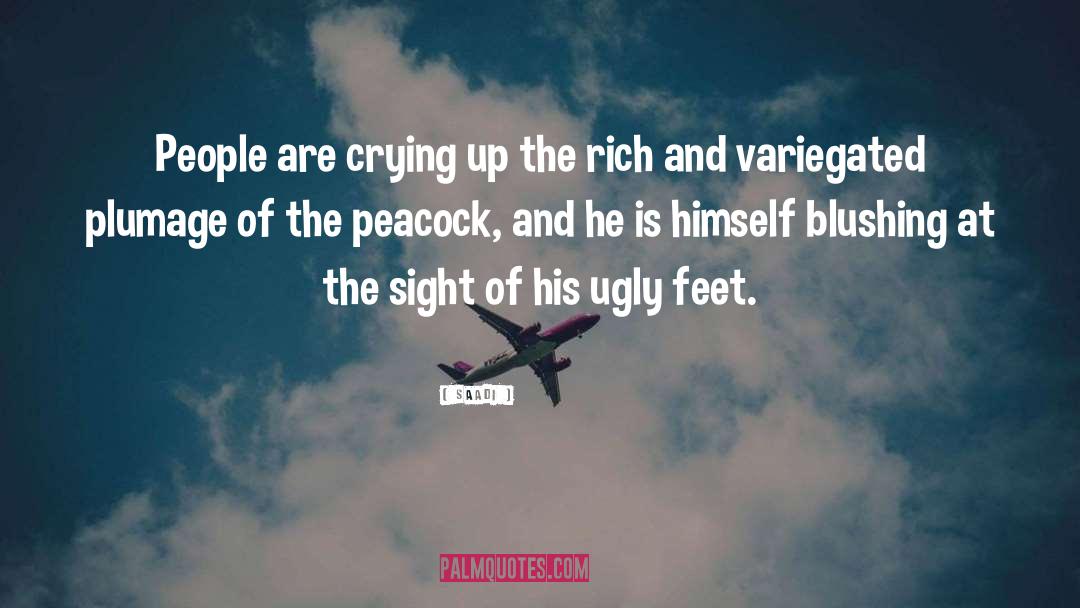 Ugly Cry quotes by Saadi