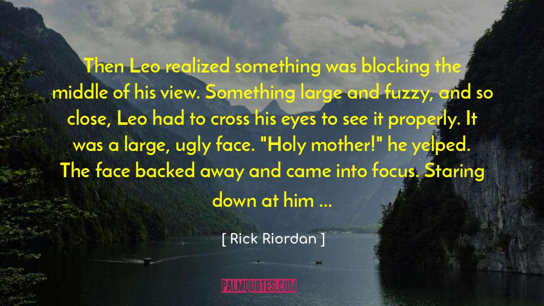 Ugly Face quotes by Rick Riordan
