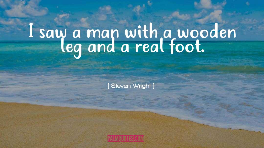 Ugly Feet quotes by Steven Wright