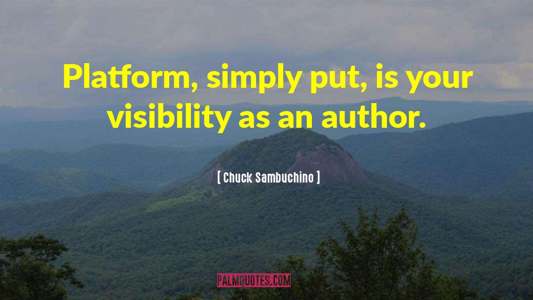 Uk Author quotes by Chuck Sambuchino