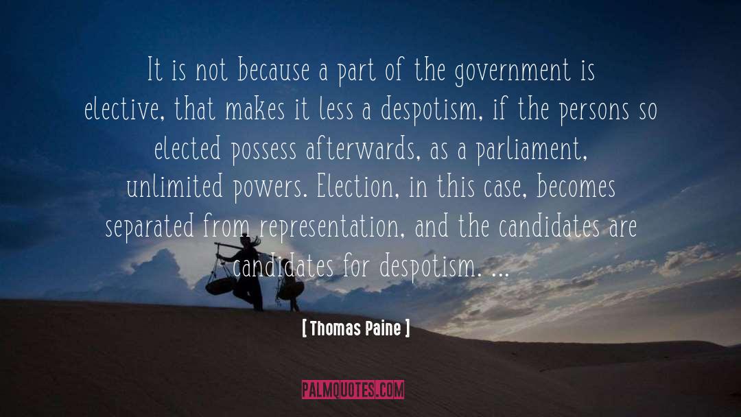 Uk Election quotes by Thomas Paine