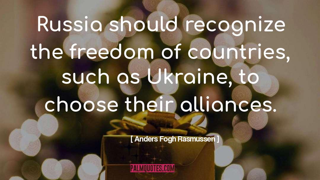 Ukraine quotes by Anders Fogh Rasmussen