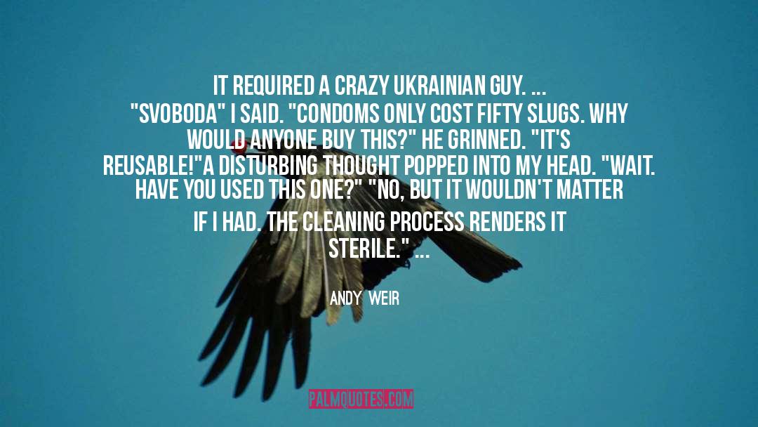 Ukrainian quotes by Andy Weir