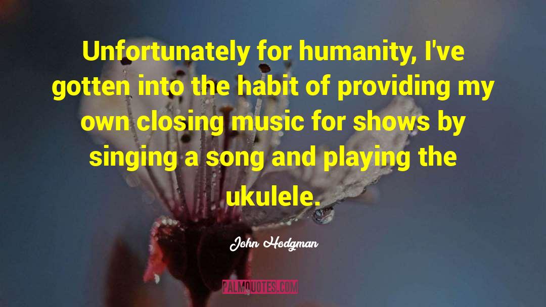 Ukulele quotes by John Hodgman