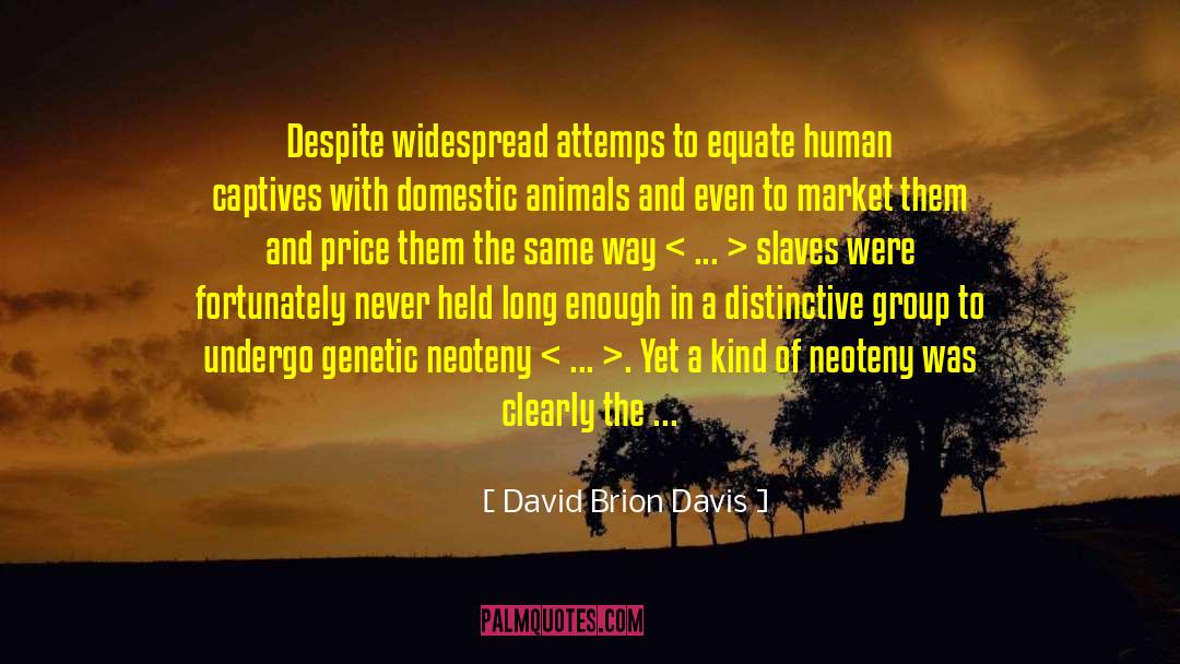 Ultimate Goal Of A Human Being quotes by David Brion Davis