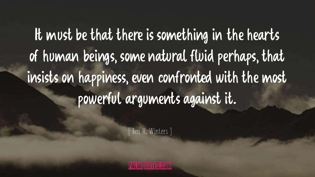 Ultimate Happiness quotes by Ben H. Winters