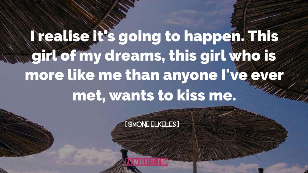Ultimate Kiss quotes by Simone Elkeles