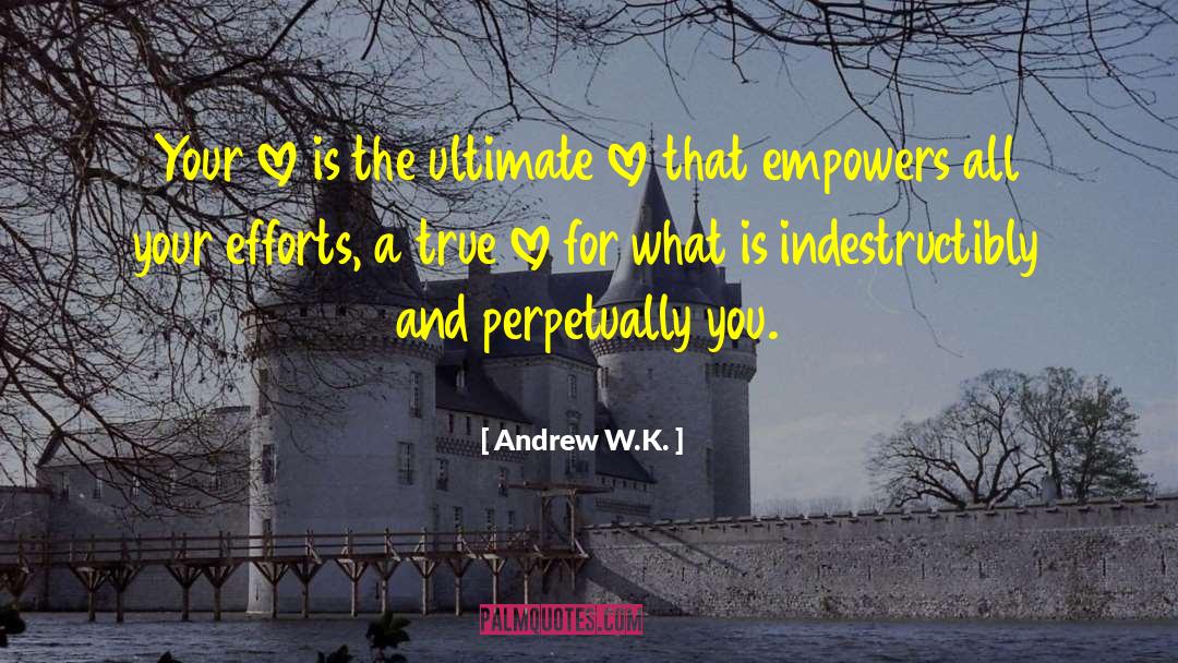 Ultimate Love quotes by Andrew W.K.