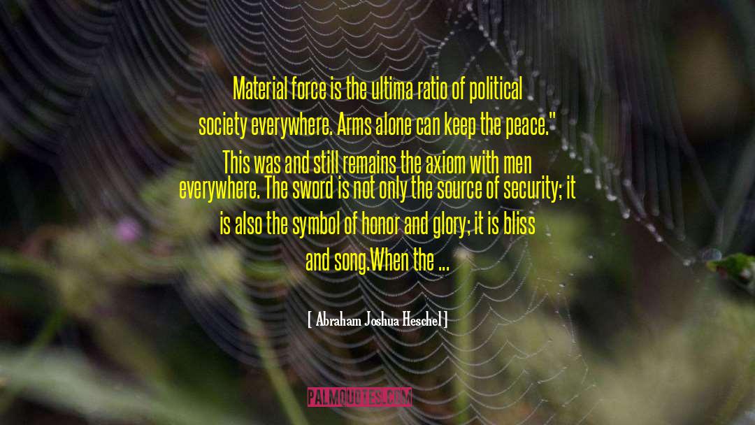 Ultimate Profit quotes by Abraham Joshua Heschel