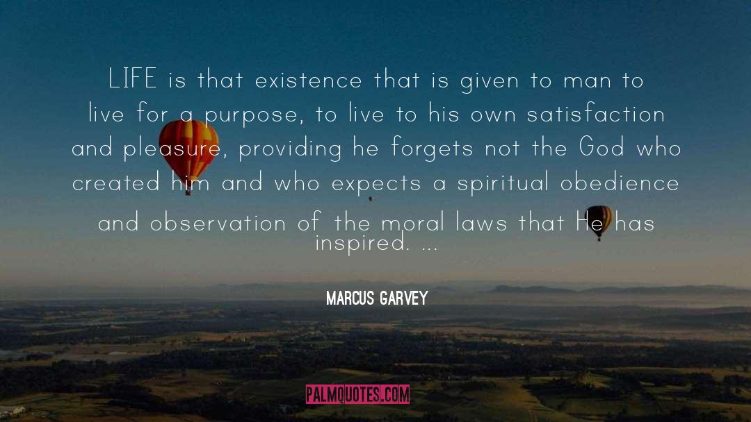 Ultimate Purpose Of Life quotes by Marcus Garvey