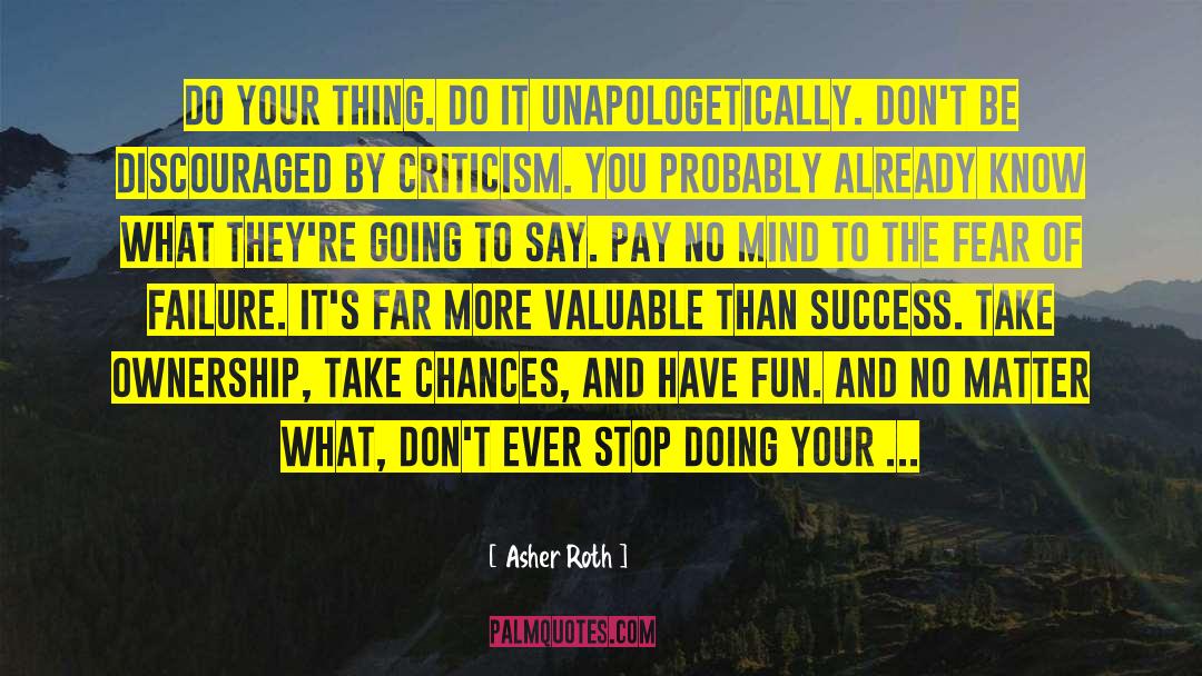 Ultimate Success quotes by Asher Roth