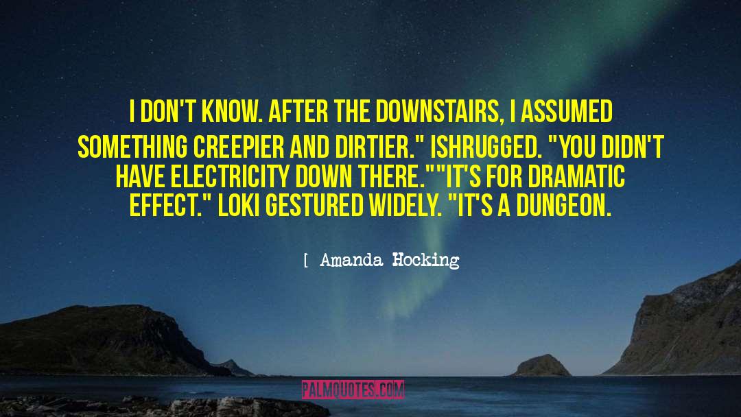 Umbala Dungeon quotes by Amanda Hocking