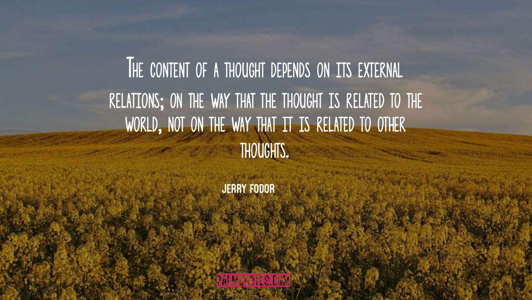 Umbilical Cord Related quotes by Jerry Fodor