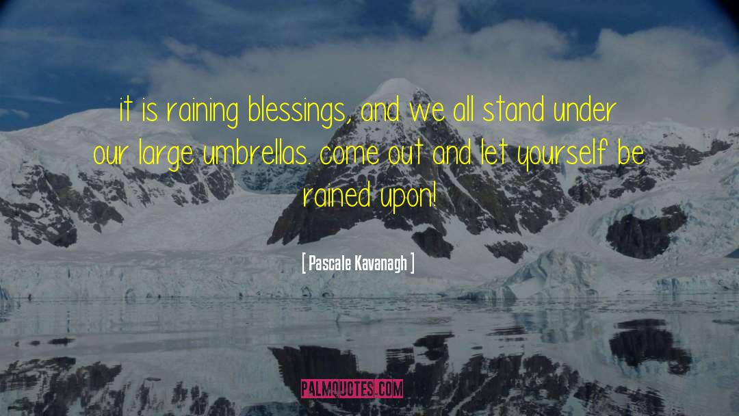 Umbrellas quotes by Pascale Kavanagh