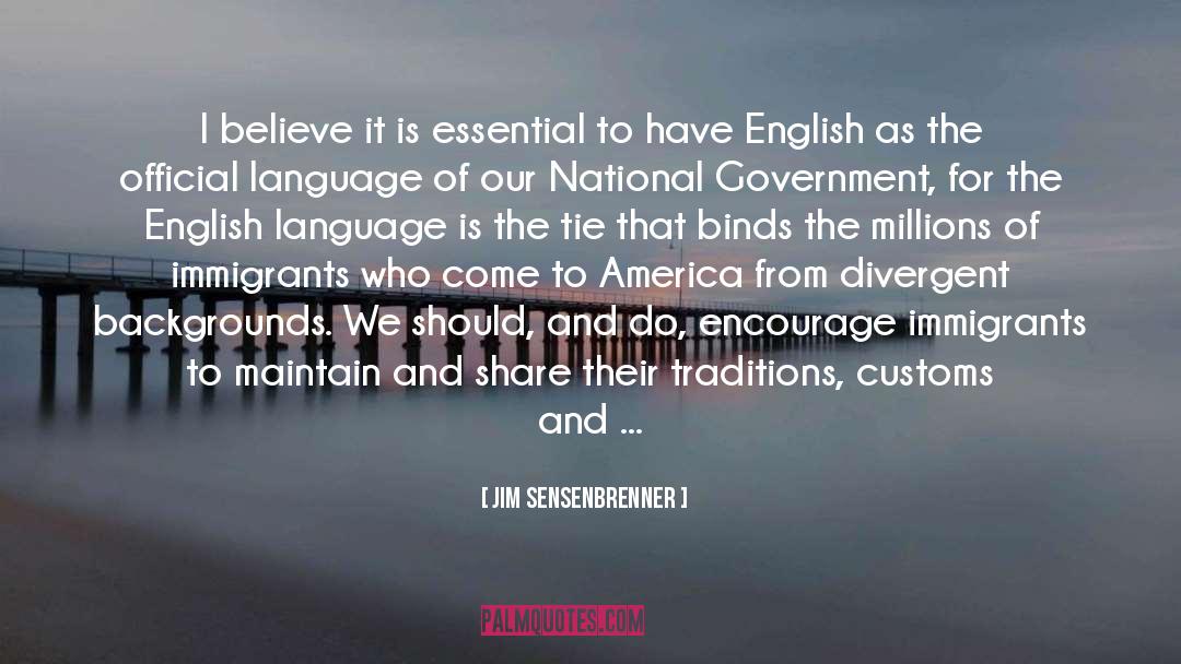 Umdrehen English quotes by Jim Sensenbrenner