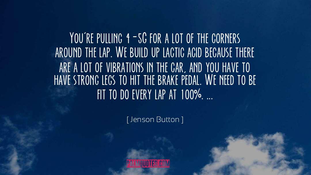 Umlor Pedal Taping quotes by Jenson Button