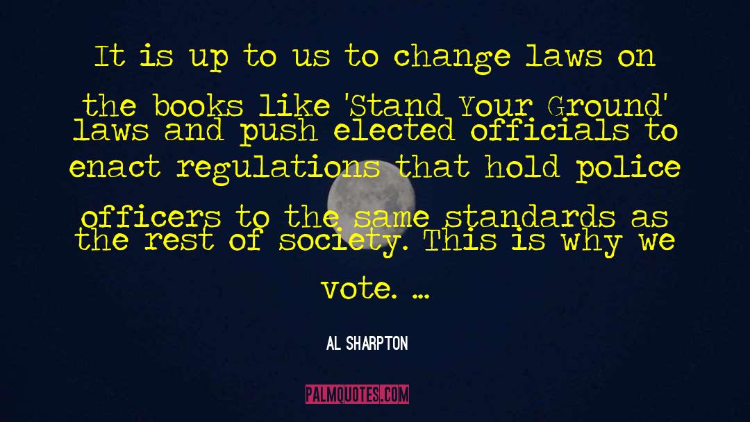 Unable To Change quotes by Al Sharpton