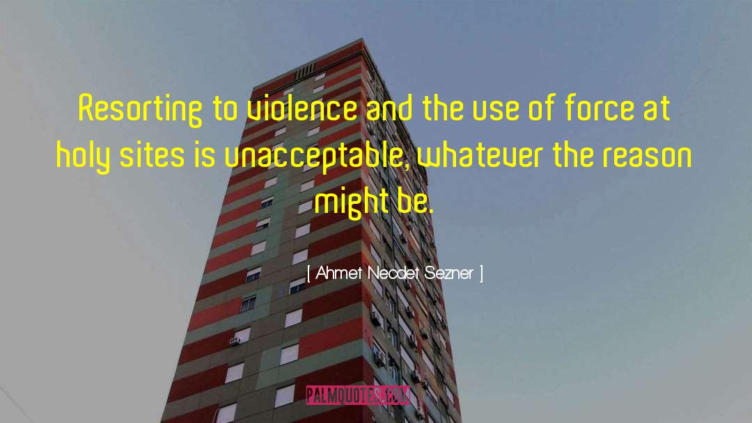 Unacceptable quotes by Ahmet Necdet Sezner