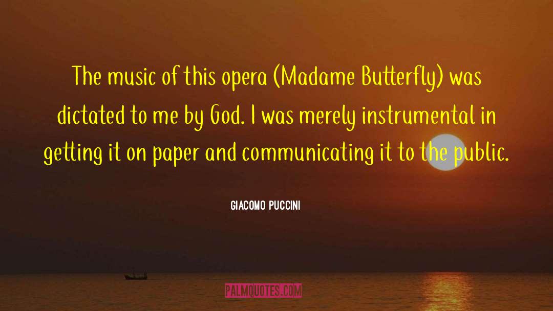 Unaccommodating Instrumental quotes by Giacomo Puccini