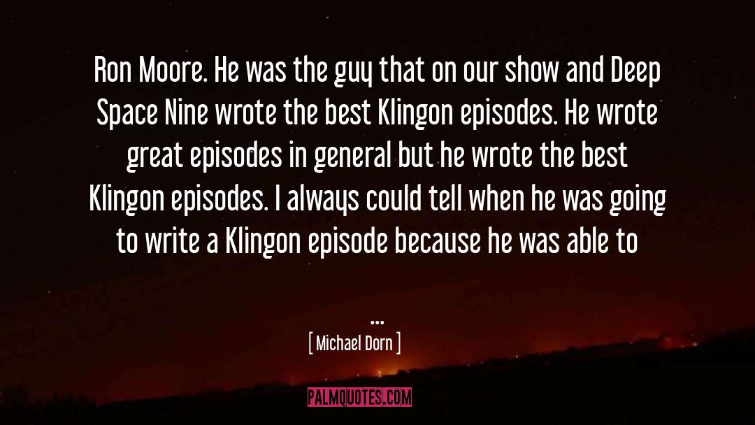 Unagi Episode quotes by Michael Dorn