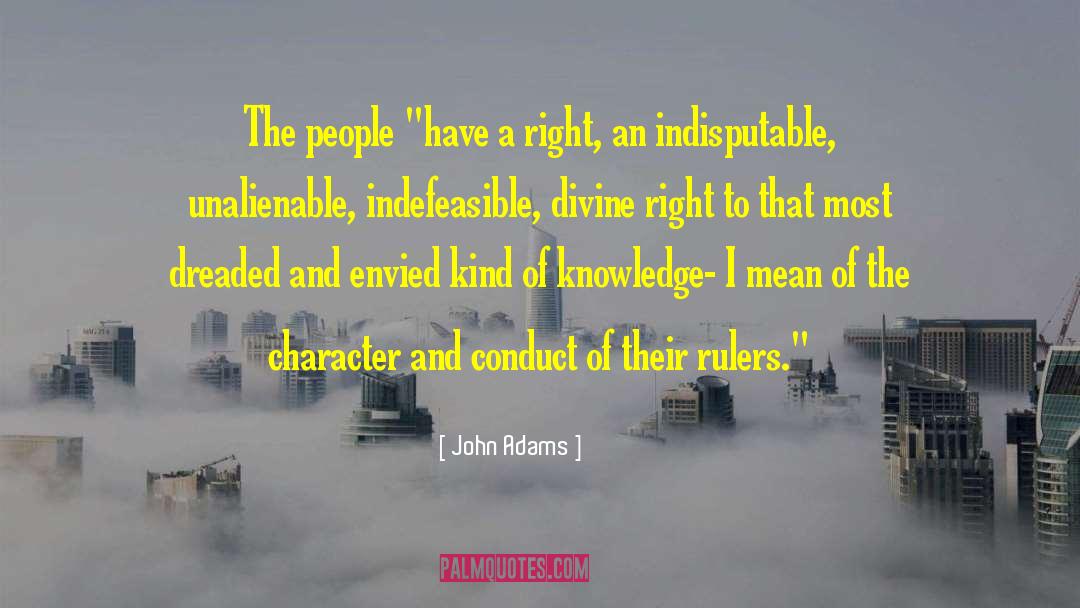 Unalienable quotes by John Adams