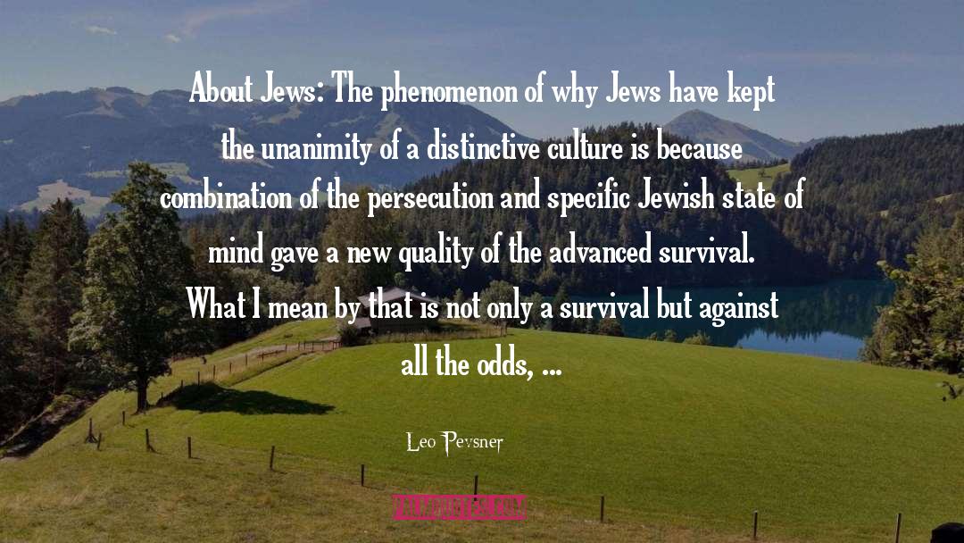 Unanimity quotes by Leo Pevsner