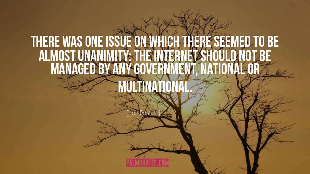 Unanimity quotes by Jon Postel