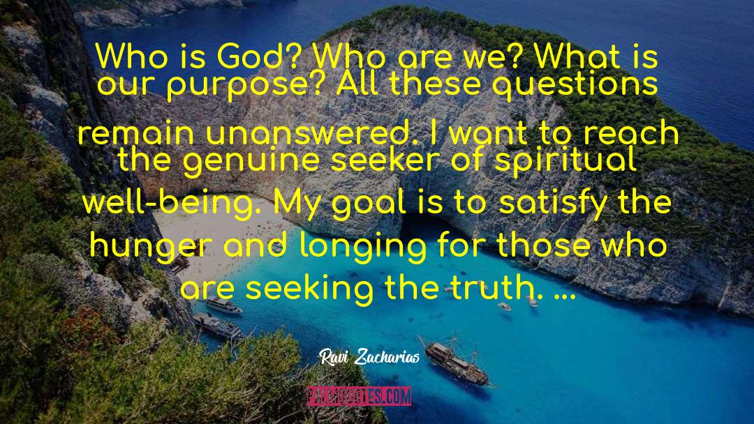 Unanswered Questions quotes by Ravi Zacharias