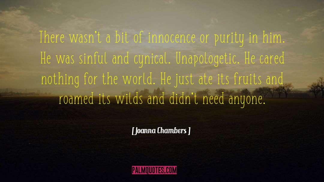 Unapologetic quotes by Joanna Chambers