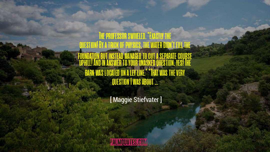 Unasked quotes by Maggie Stiefvater