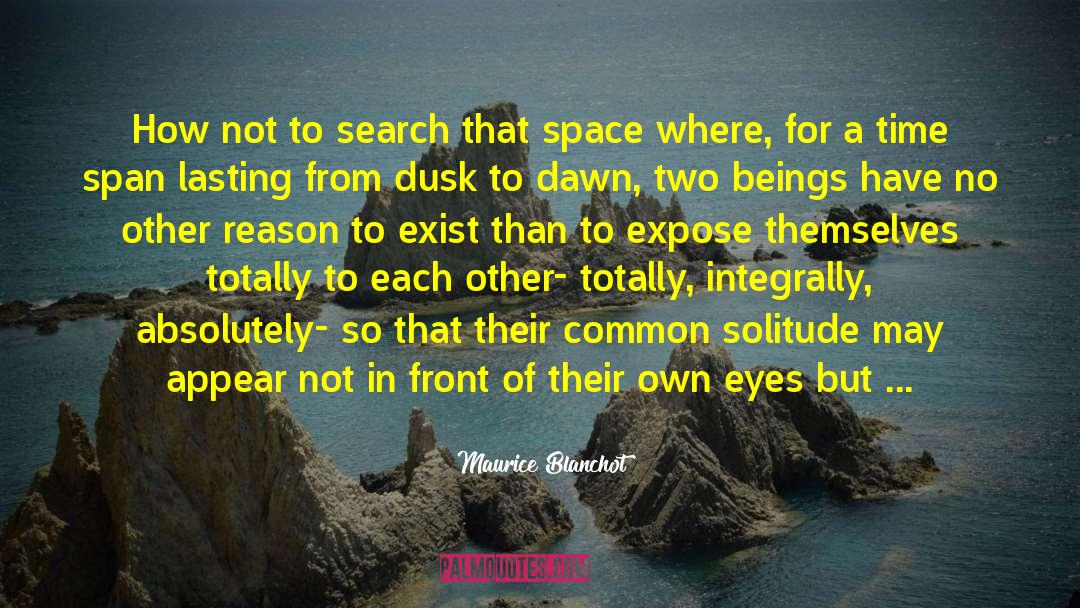 Unavowable quotes by Maurice Blanchot