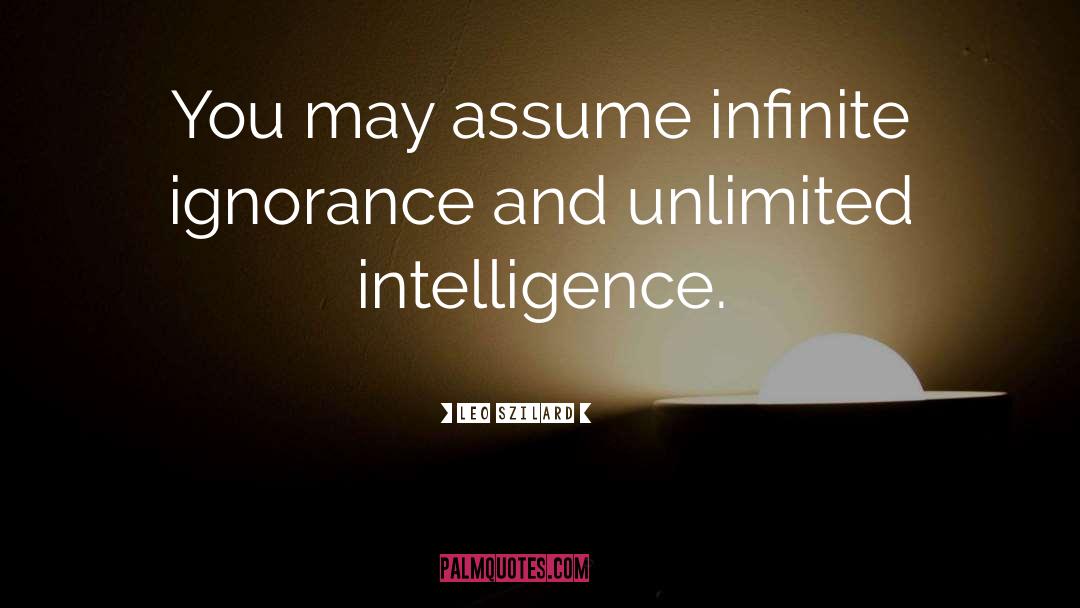 Unawareness And Ignorance quotes by Leo Szilard