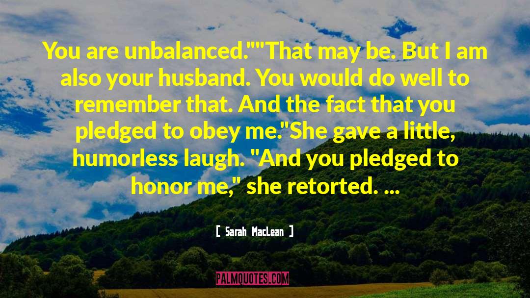 Unbalanced quotes by Sarah MacLean