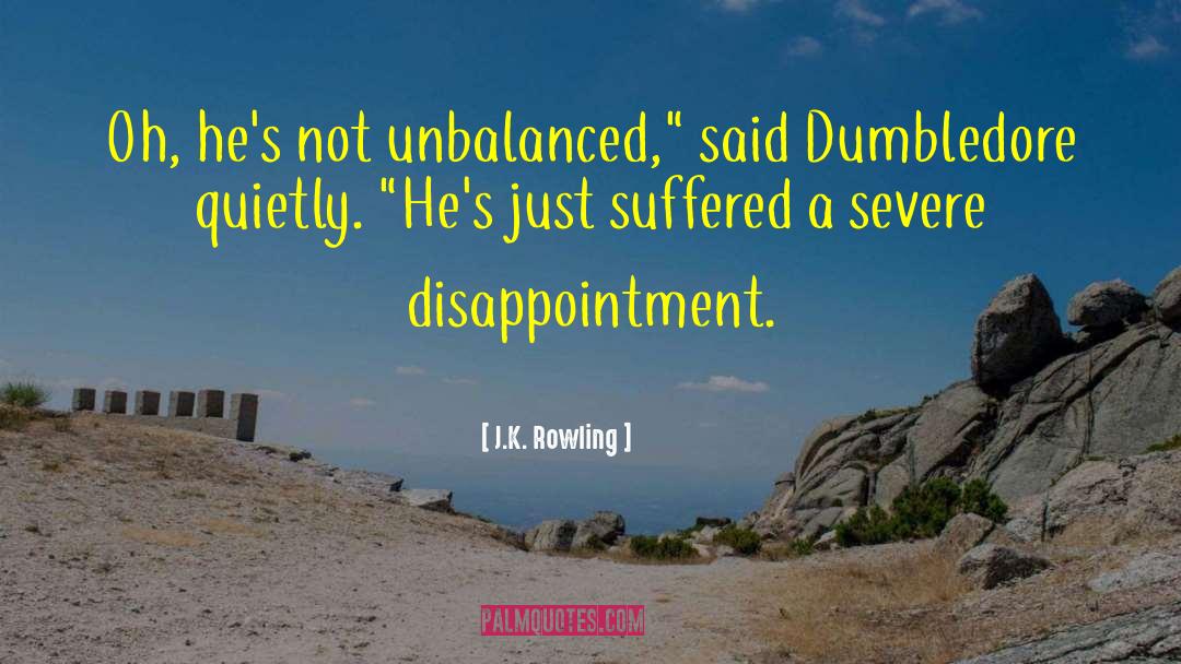 Unbalanced quotes by J.K. Rowling