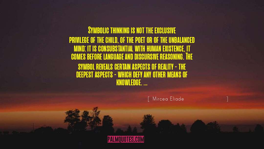 Unbalanced quotes by Mircea Eliade