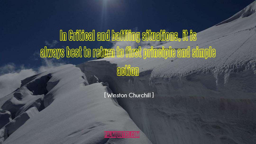 Unbearable Situations quotes by Winston Churchill