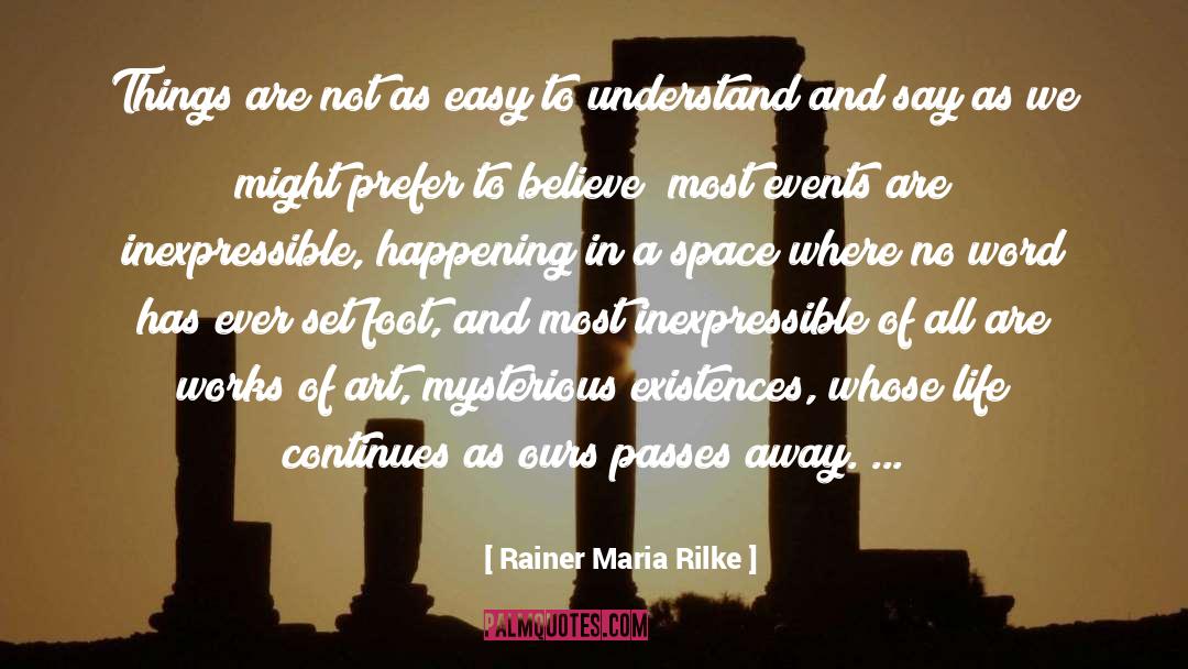 Unbearable Things quotes by Rainer Maria Rilke