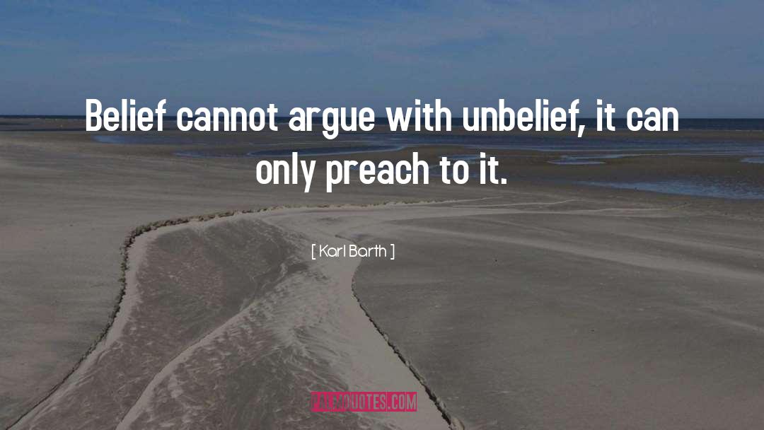Unbelief quotes by Karl Barth