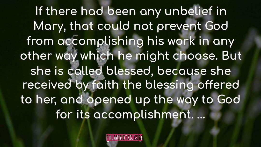 Unbelief quotes by John Calvin